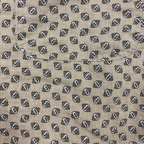 Bugle boy shirt mens XL vintage all over print geometric button-down bold loud - Picture 2 of 7